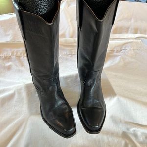 FRYE Women’s Black Leather Boots size 6.5B